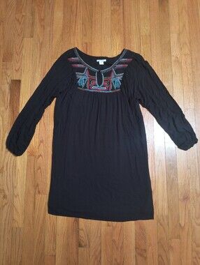 🔥BOGO Free🔥Ariat embroidered yoke black dress, women's medium